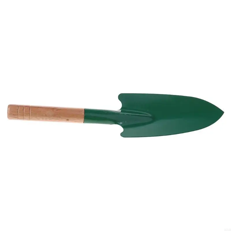 A2UD Wooden Handle Reinforced Gardening Shovel Loose Soil Planting Easy Use