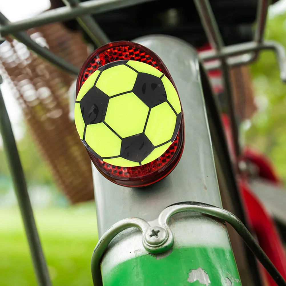 

4 Sheets Reflective Stickers Bike Backpack Night Visibility Outdoor Reflectors Strong Adhesion Fashionable Design Safety