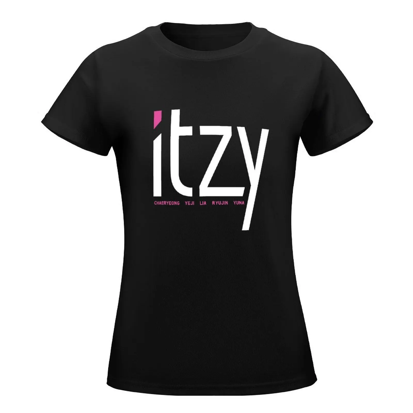 Itzy KPOP Girl Group Dalla Dalla T-Shirt plus size tops korean fashion t shirt Women