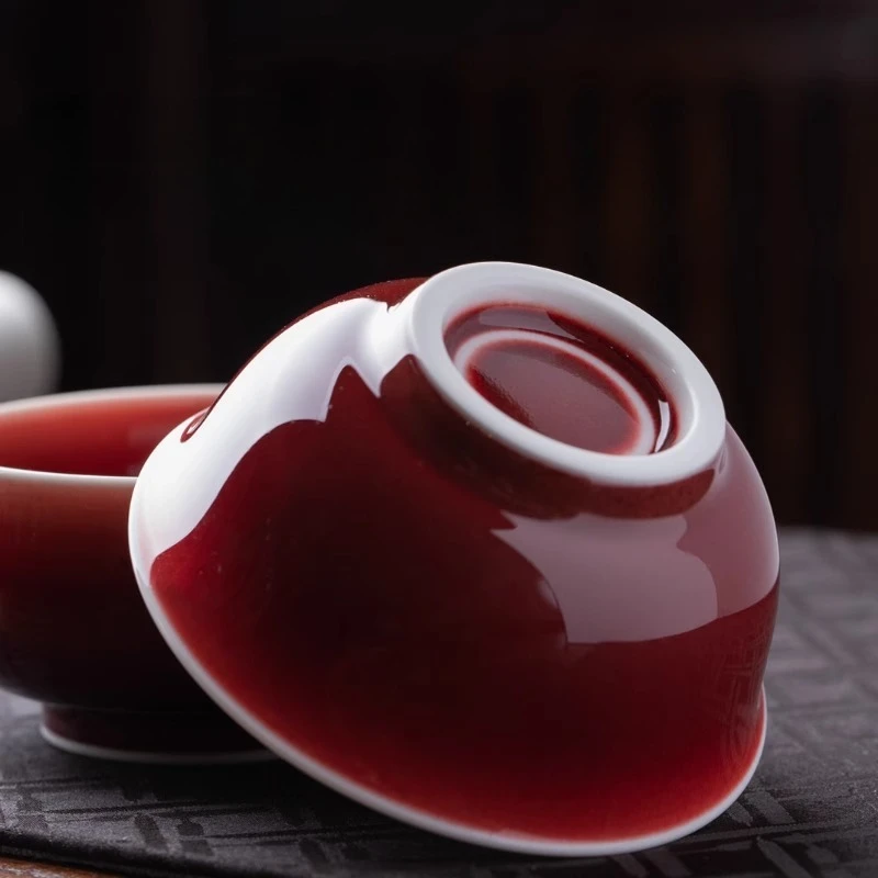 الصين اليدوى جينغدتشن السيراميك الفخار فنجان القهوة كوب القرطم غرفة الديكور اكسسوارات ديكور المنزل الحرف زخرفة المزهريات #3