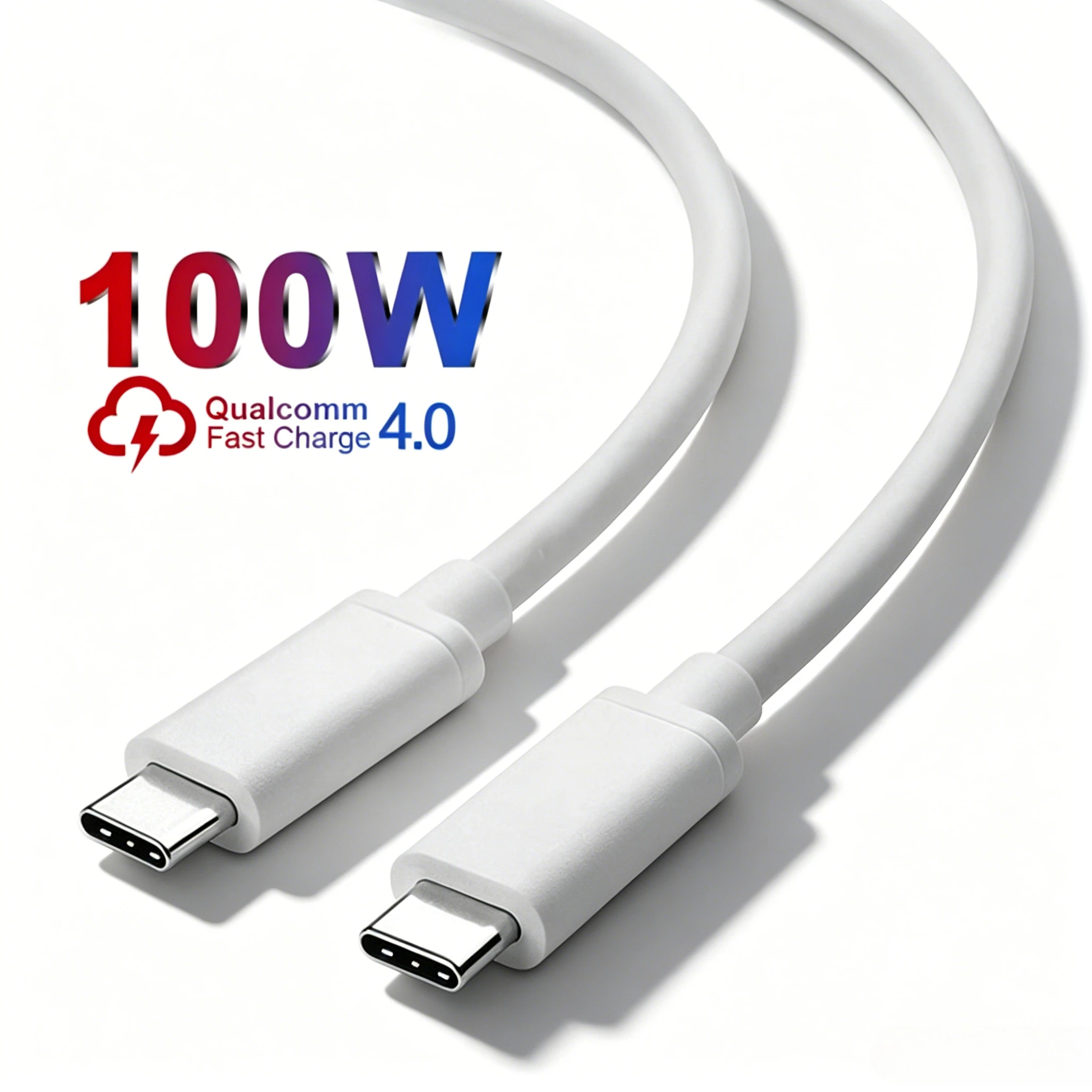 100W Type C To Type C QC 4.0 Fast Charging Cable USB C Phone Charger Data Cord for iPone 17 16 15 Pro Mix 5A Quick Charge Wire