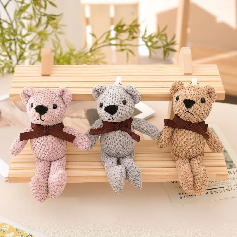 

Pineapple Bear Plush Doll Children's Birthday Gift PP Cotton Fabric Plush Doll Bear Pendant Pendant Cute Bear