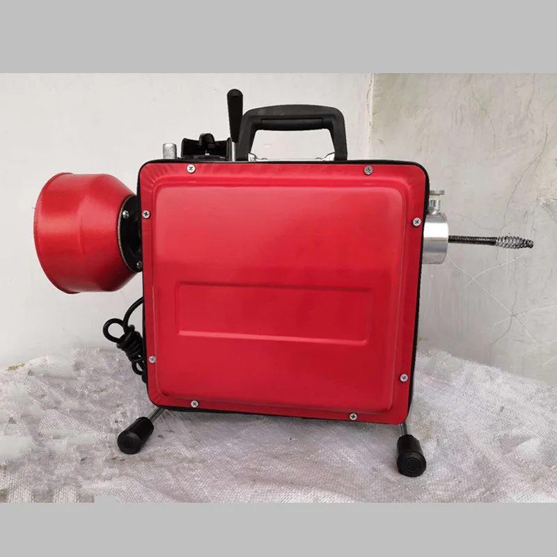 Portable Electric Pipe Dredging Machine 220V/2200W Sewer Dredging Machine Tool Toilet Floor Drainage Dredging Cleaning Machine