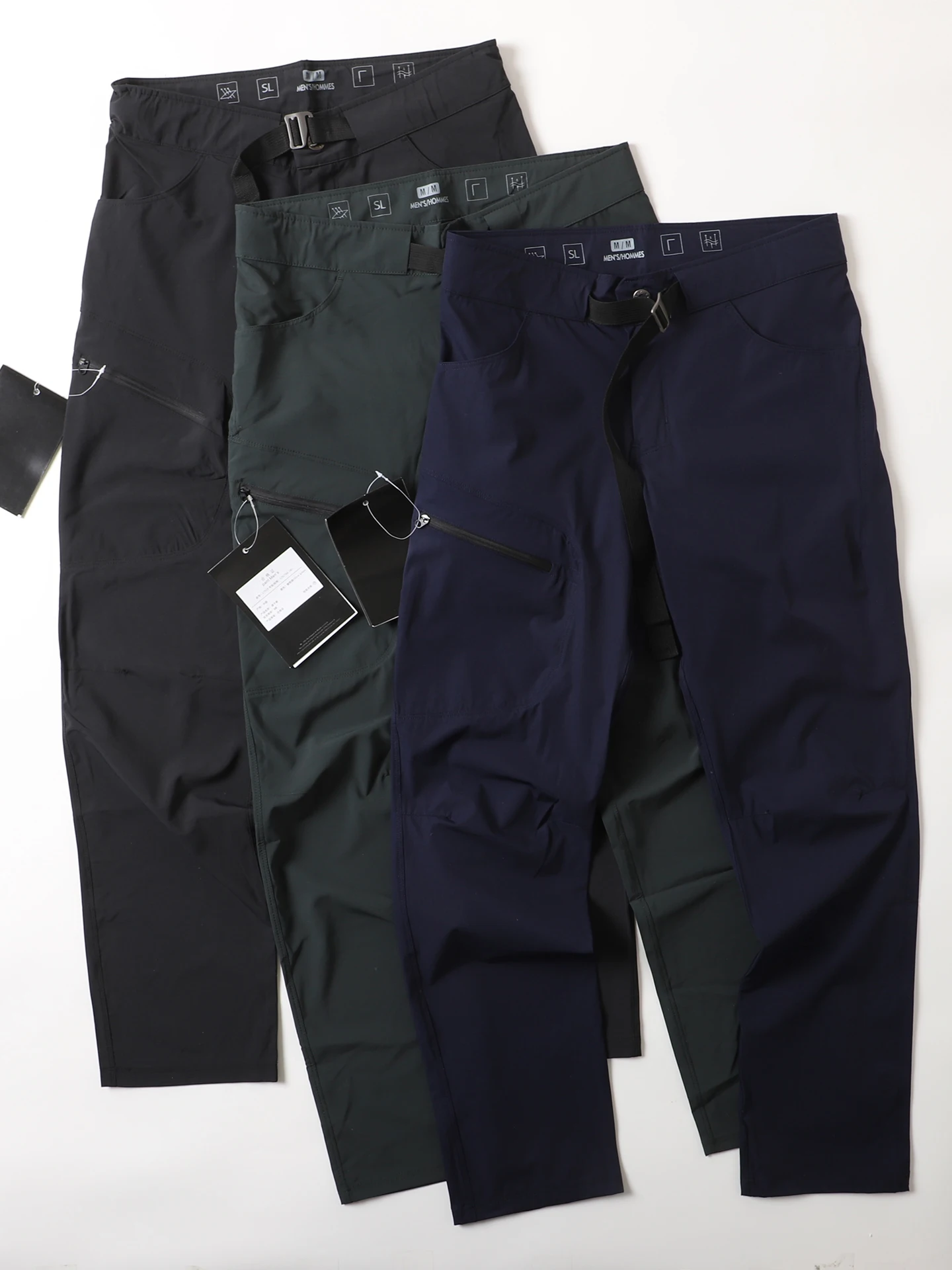 

Outdoor Men's Lightweight Breathable Qui-Drng Casual Pants Moisture-ng Comfortable Elastic Waterproof Spring Autumn