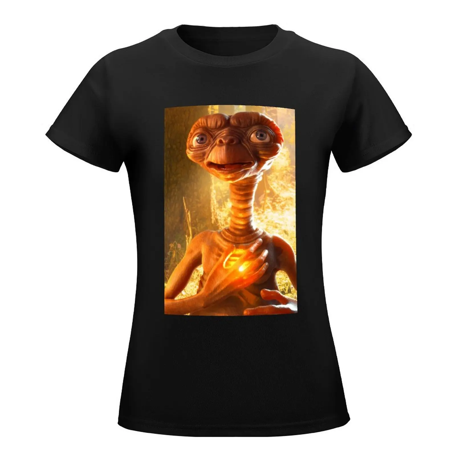 ET the Extra Terrestrial T-Shirt aesthetic clothes plus size tops summer tops western t shirts for Women