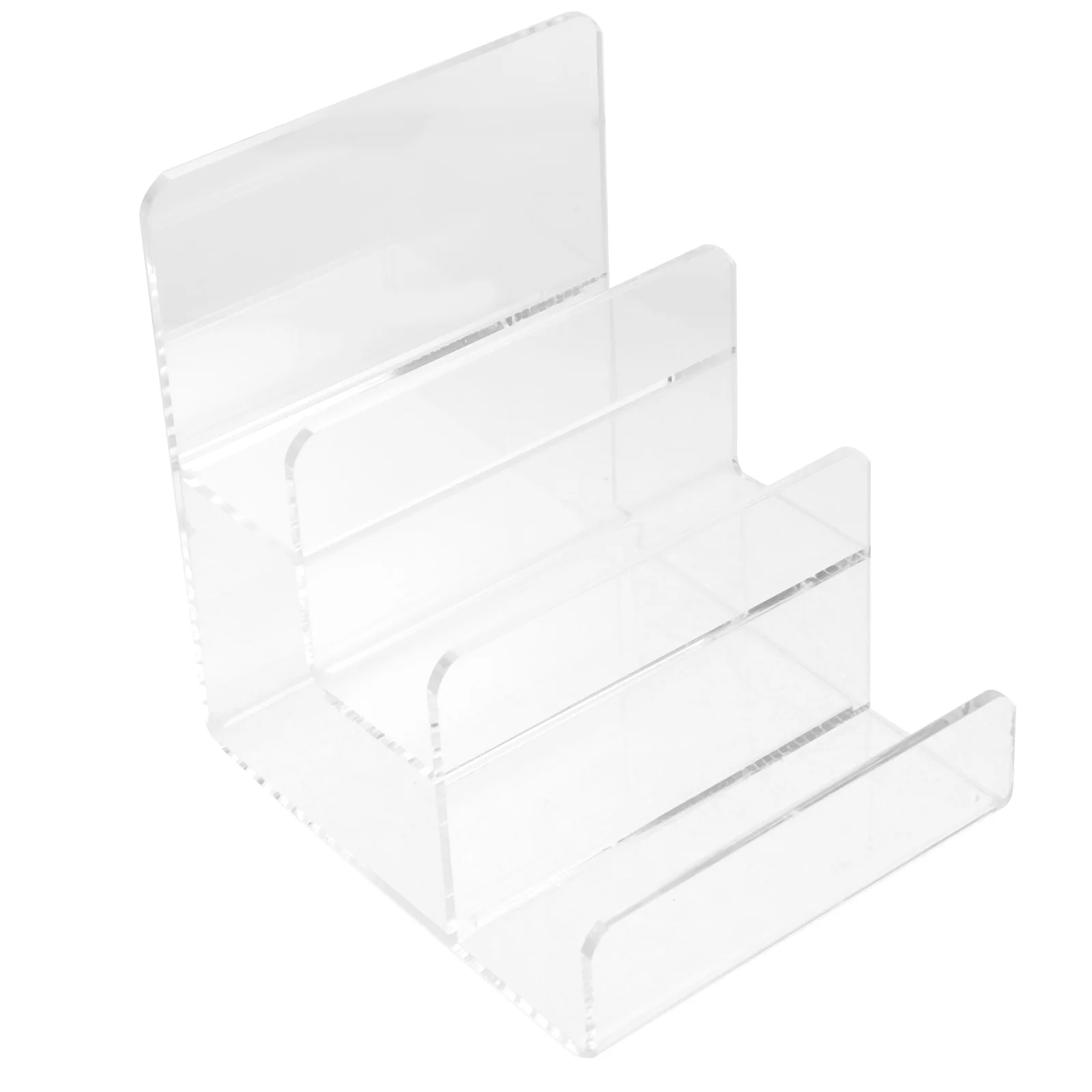 

Multi-Layer Acrylic Storage Rack Wallet Display Stand Transparent Purse Glasses Jewelry Organizer Display Shelf