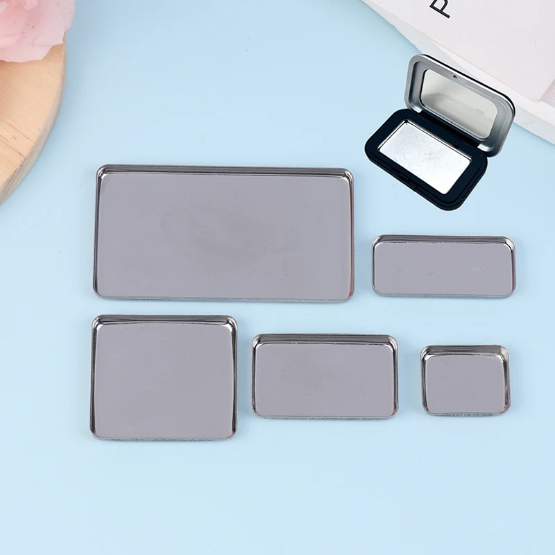 1/2/3/4/6pcs Empty Eyeshadow Tin Pans Makeup Palettes Empty Square Palette Aluminum Cases Pans For Powder