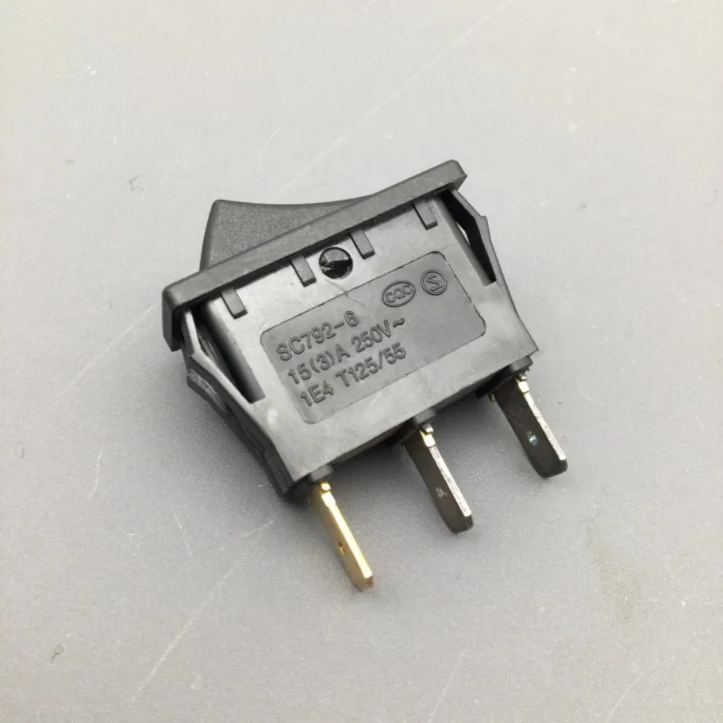 1~5pcs/lot Ship-shaped switch SC792-6 three-pin two-position high current with indicator light