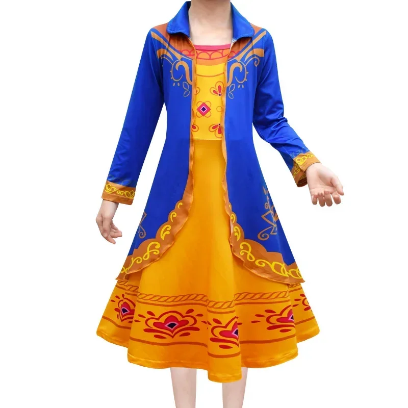 Royal Detective Mira Baby Girls Cosplay Dresses Halloween Fancy Costumes Winter Kids Party Christmas Clothes For Toddler Frocks