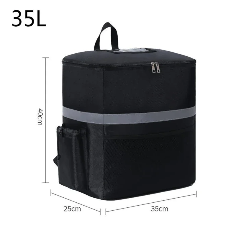 Multifunctional Waterproof Insulated Backpack Unisex Takeaway Box Insulated Shoulder Bags Outdoor Picnics Layered Food Delivery