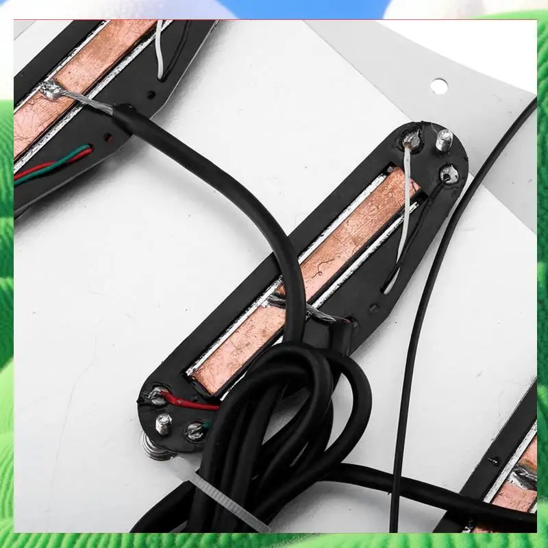 

Prewired Pickguard Pickup Kit SSS Guitar Dual Hot Rail Humbucker Pickup Electric Guitar Pickguard Assembly-[Cilae]