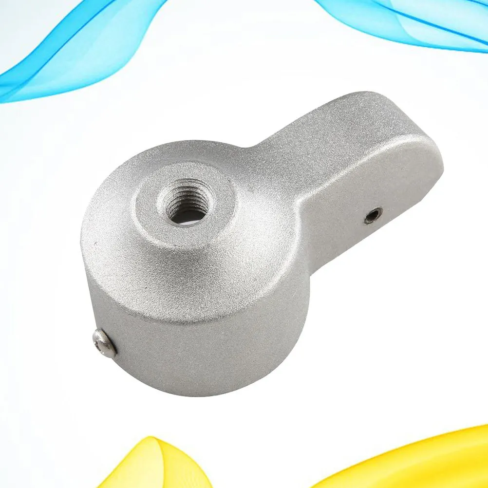 

2 Inch Flag Pole Halyard Cap Aluminum Stationary Truck Heavy Duty Replacement Durable Pulley Accessories Silver