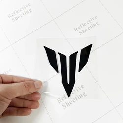 1Pcs Refit Sticker Reflective Vinyl Mt Logo Motorcycle Sticker For Yamaha Mt-03 Mt-07 Mt-09 Mt-10 MT 07 09 03 10 Decal