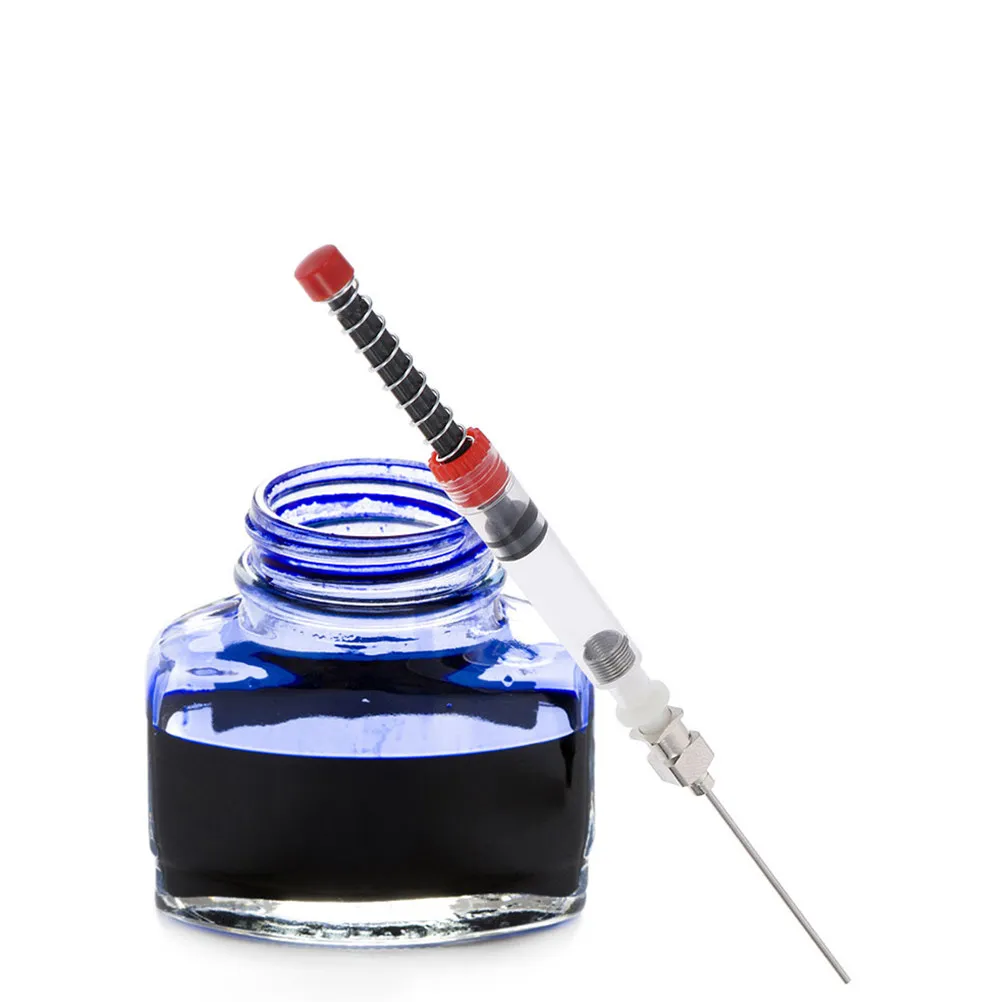

10Pcs Fountain Pen Ink Converter Spring Loader Ink Absorbing Needle Precision Filling Tool Compatible European Pens