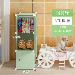 Lemari Pakaian Peliharaan Furnitur Hewan Peliharaan Dapat Dilepas Anjing Peliharaan Gantungan Baju Lemari