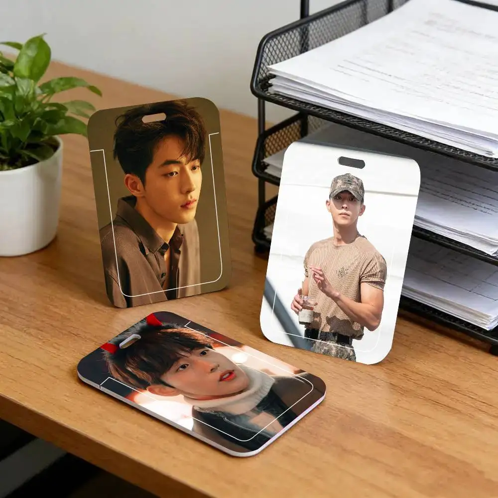 South Korean Celebrity Nam Joo Hyuk Black Lanyard Card Holders Student Meal Cards And Campus Ids School