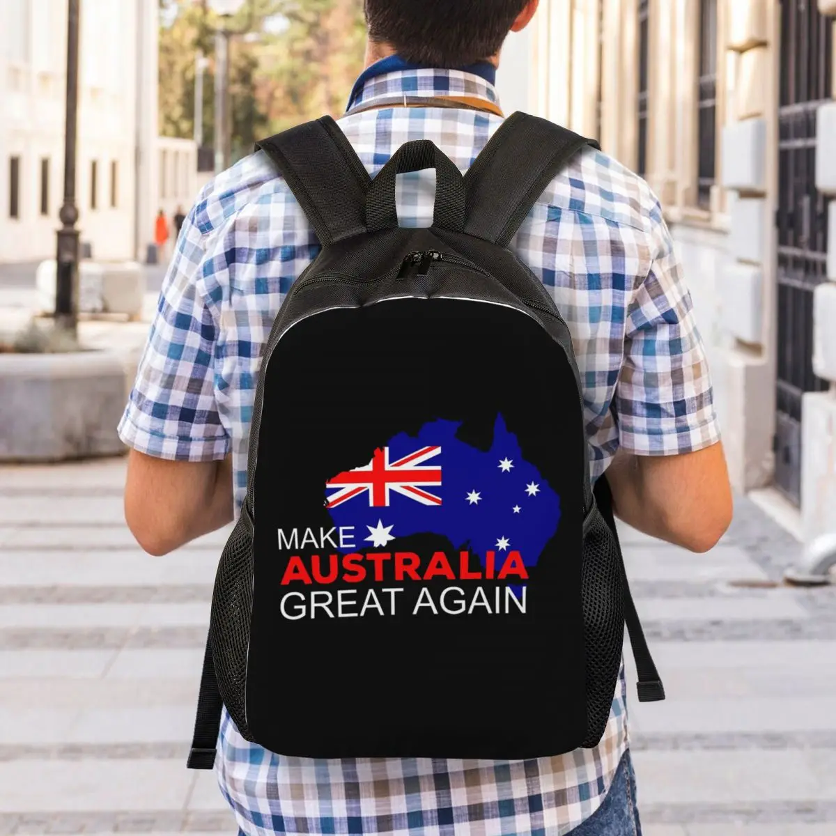 Make Australia Great Again Backpack Student Boys Girls BookBag School Bag Laptop Shoulder Bags
