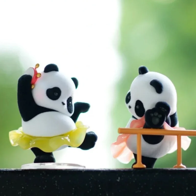 Panda Roll Ballet Stage Series Anime Figure Blind Box Toy Ornaments Model Dolls Figurines  Collectible Children Birthdatoy Gifts