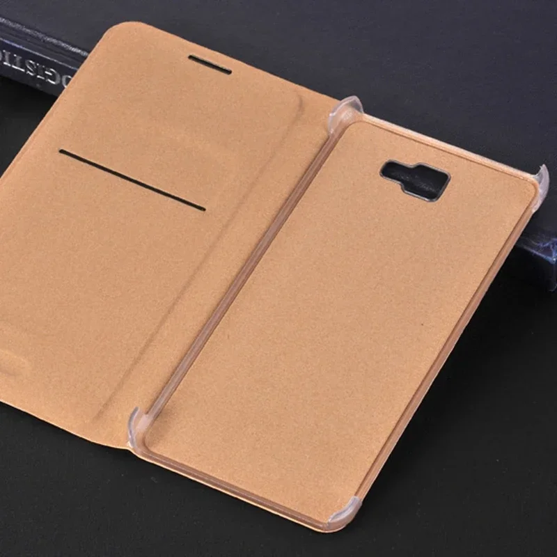 Classic PU Leather Wallet Case For Samsung Galaxy J7 Prime On7 / J5 Prime On5 2016 Flip Cover With Card Holder Holster Shell