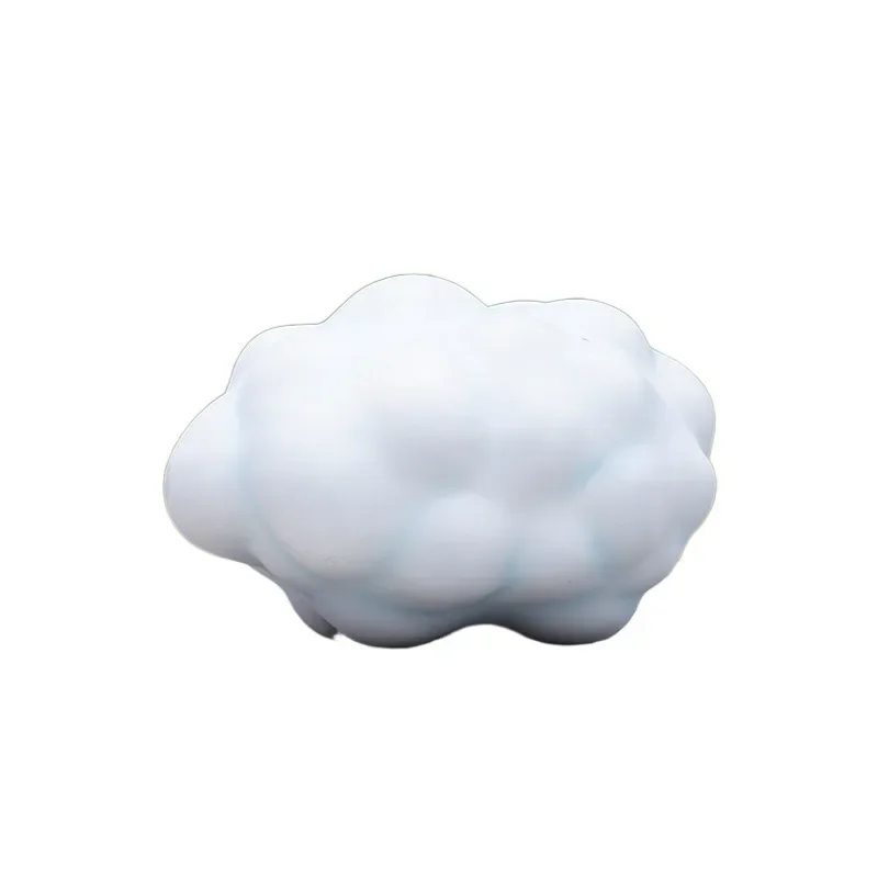 

Internet celebrity cloud balloon ornament fiberglass, clock in the sales department large cloud decoration