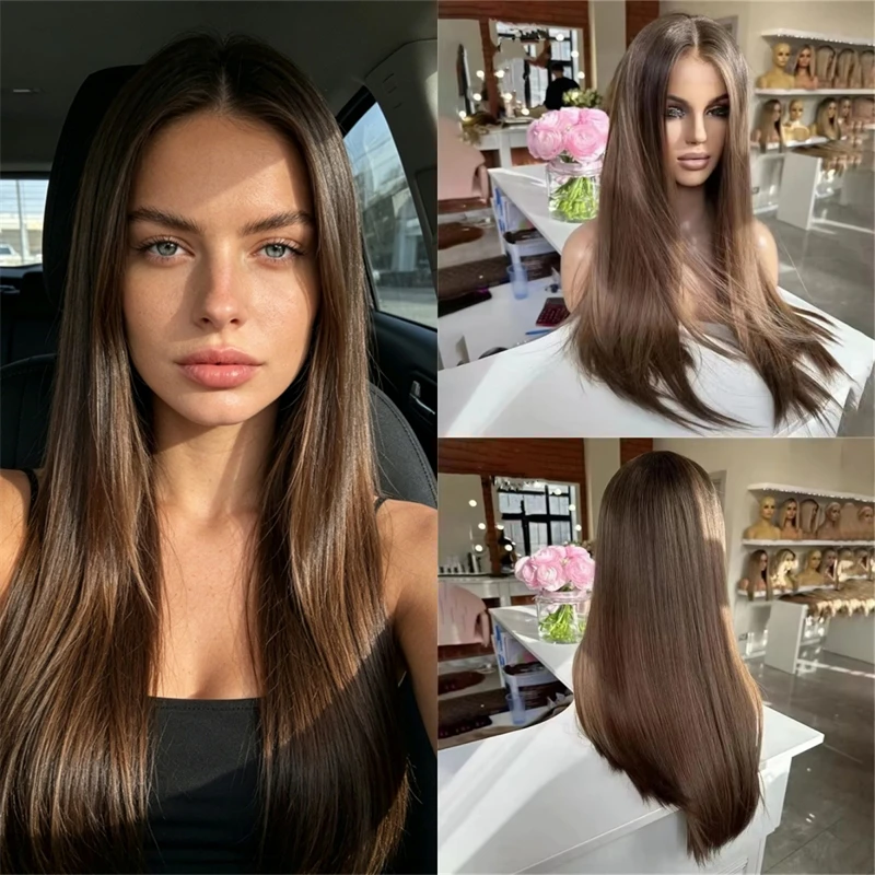 ombre-brown-hd-lace-front-wig-26-inches-soft-long-straight-synthetic-heat-resistant-fiber-hair-glueless-lace-wigs-with-baby-hair