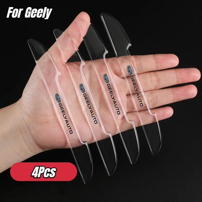 4Pcs Geely Car Door Anti-collision Strip Decoration Modification for Geely Coolray Atlas Emgrand X7 EC7 Boyue CK2 GC6