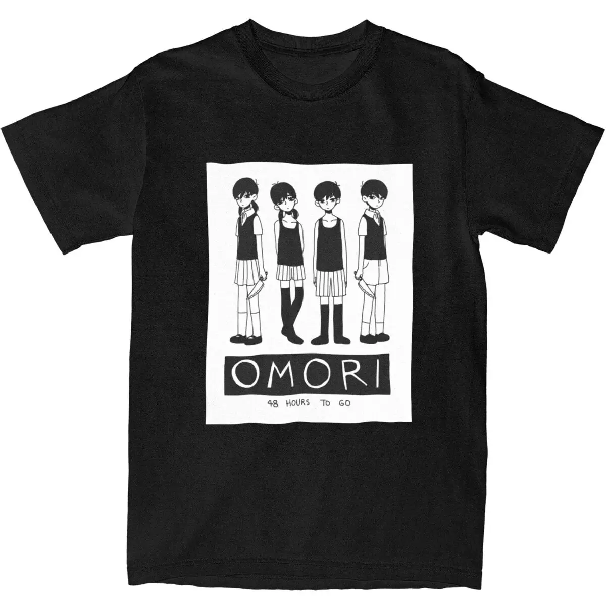 Haikyuu T Shirt Novelty Omori Vintage Cotton T-Shirts Game Fashion Tshirt for Man Beach Y2K Basic Print Short Sleeve Top Tees