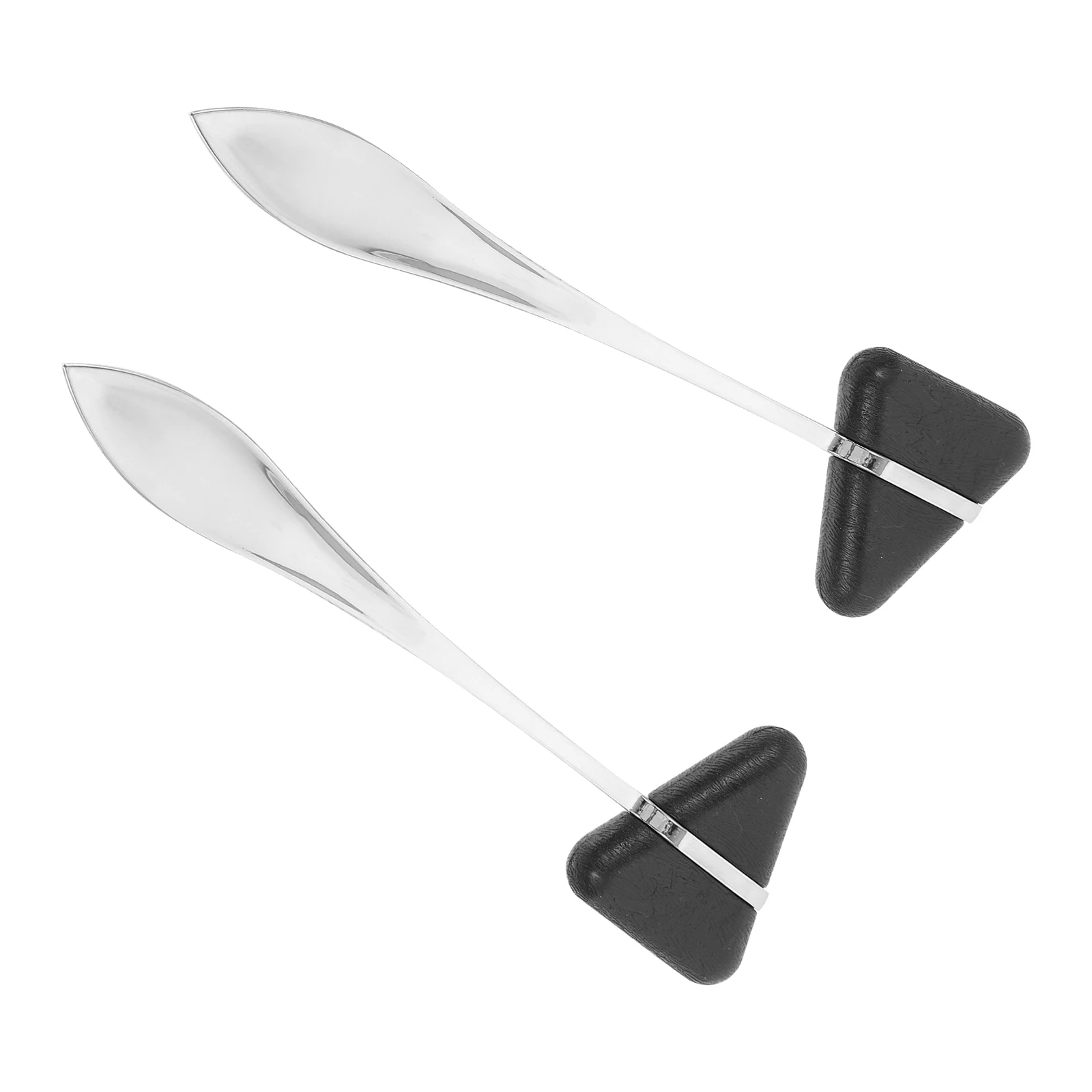 2 Sets Reflex Hammer Zinc Alloy Triangle Shaped Plexor Testing Diagnostic Tool R om Color Neurological Examination