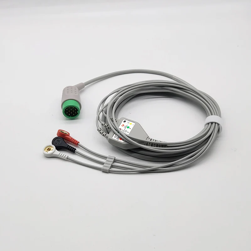 11110-000029 Control ECG Cable - Compatible with Lifepak 11/12/15/20