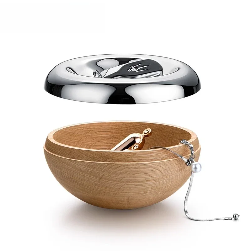 Holding the moon box, light luxury candy storage, dried nut box, storage tank ornament