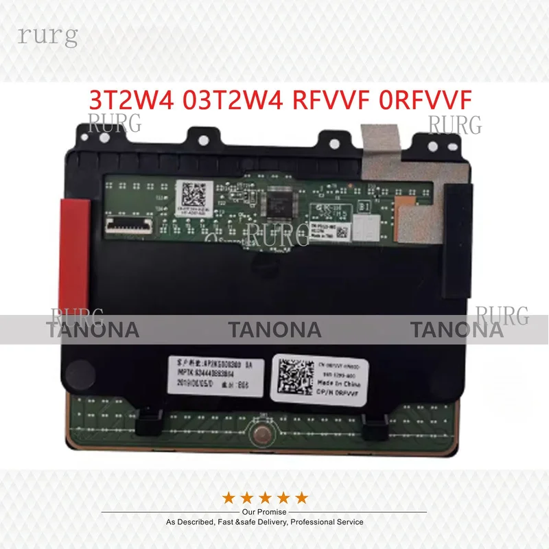 R+  New 03T2W4 0RFVVF For Dell Alienware M17 R2 Touchpad Clickpad Pads Board White