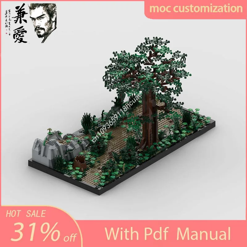 

1446pcs Forest Moon Battle Diorama MOC Sci-Fi Model Building Blocks Bricks Diy Creative Assembly Educational Toy Kid Gift