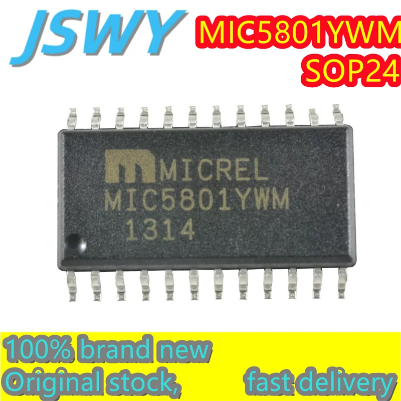 

(1/30 pieces) MIC5801YWM MIC5801 SOP24 latch chip 8-channel driver 100% original authentic brand new fast delivery