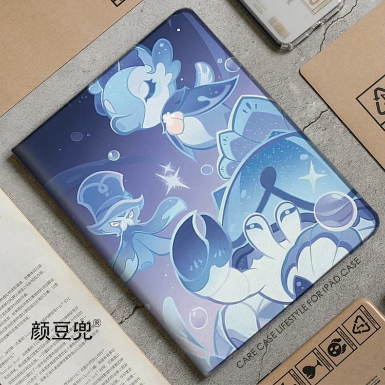 Furina Anime Genshin Impact  For iPad Air 4 5 Mini 5 6 Case Luxury Silicone For Pro 12.9 11 For iPad 10th Protective Shell Pro13