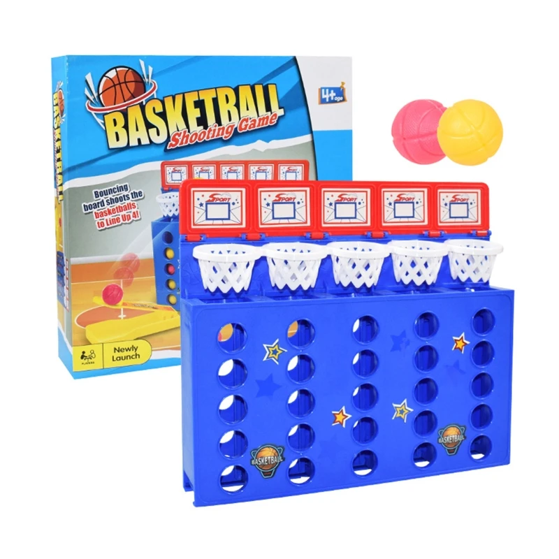 Máquina juguete baloncesto, divertido juego lanzamiento, suministros familiares para fiestas, D5QF