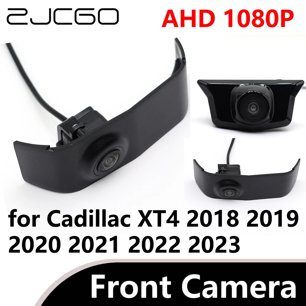 

ZJCGO AHD 1080P CVBS 480P 170° Car Parking LOGO Front View Camera waterproof for Cadillac XT4 2018 2019 2020 2021 2022 2023