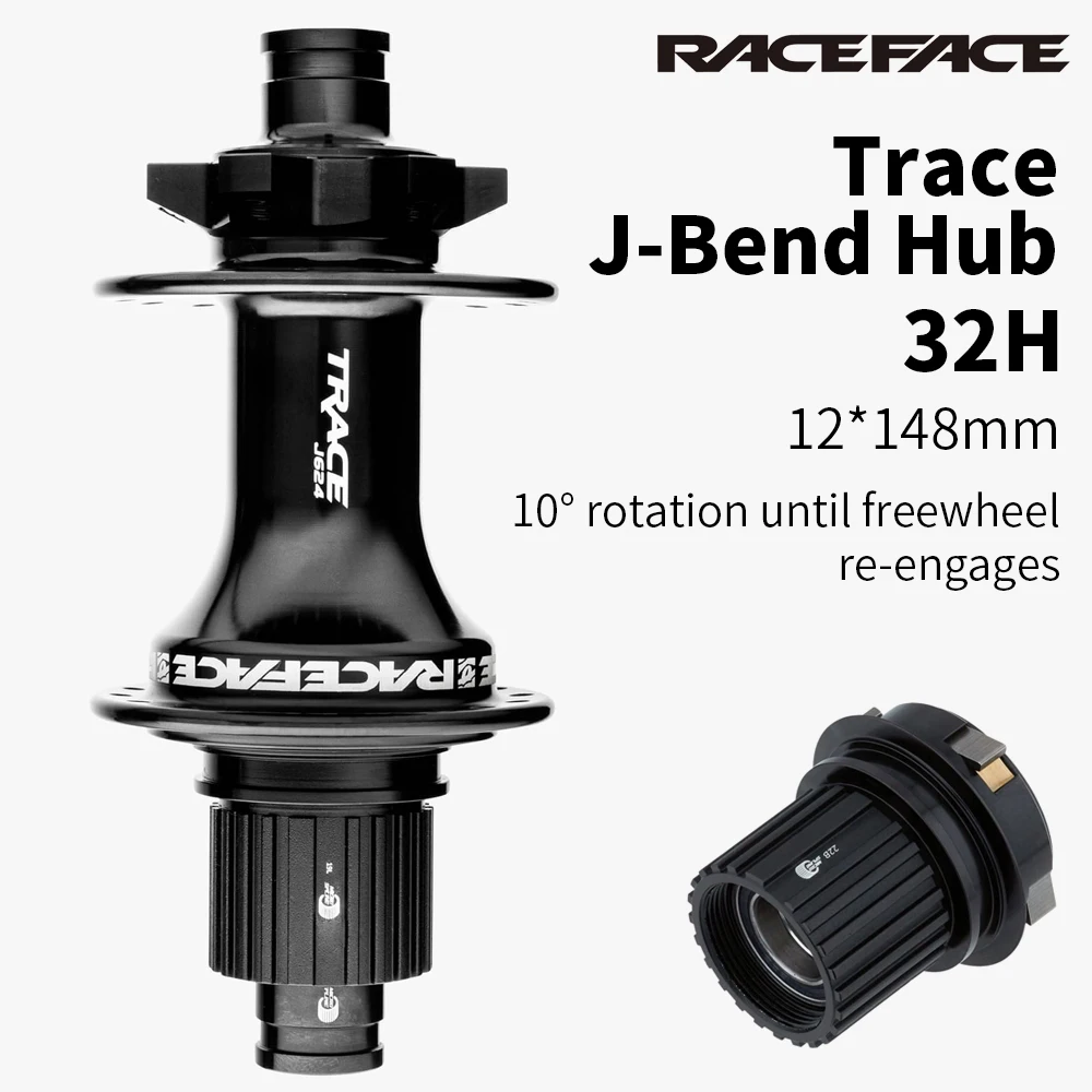 

RACE FACE Mountain Bike Hubset - 32H 4-Pawl Rear, 4-Sealed Bearing, for Enduro & Trail MTB E-Bike wheel parts