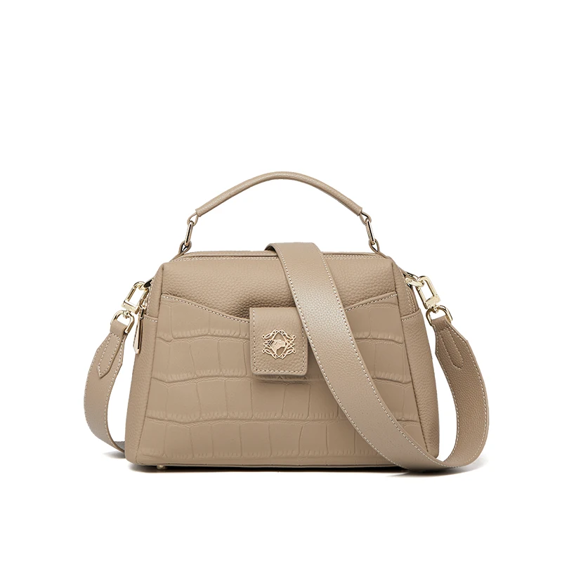 Begrenzte Handarbeit Echtes Leder Tasche Klassische Heiße Farbe Echtes Leder Handtasche Schulter Taschen Frauen Klappe Weibliche Mode 2025 # YC565