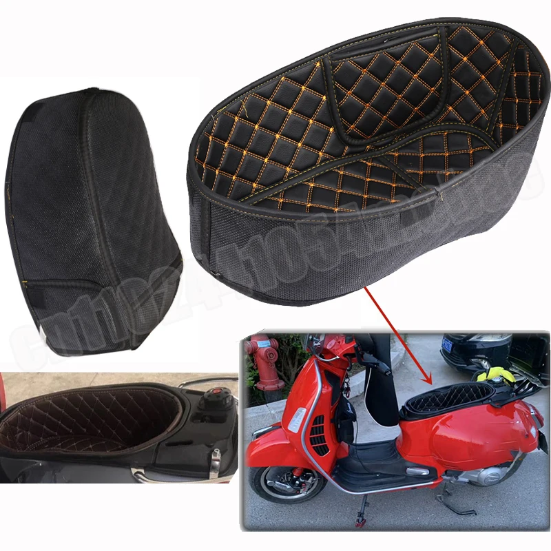 

Motorcycle Rear Seat Lining for VESPA GTS300 Waterproof Breathable Seat Bucket Cushion Cover Detachable Cushion Inner Lining