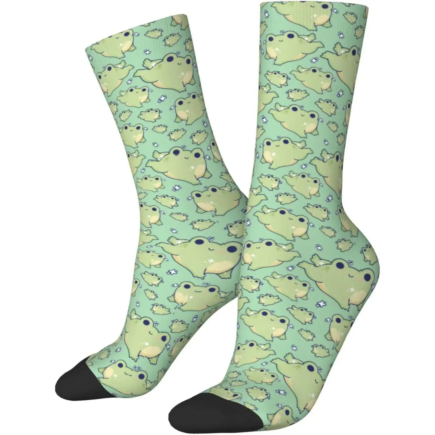

Носки с лягушкой для мужчин и женщин, забавные чулки, подарки, новинка, Harajuku, ретро-стиль, дышащие, нескользящие, спортивные