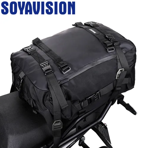 Bolsa de asiento para motocicleta, equipaje de viaje impermeable, mochila para montar, bolsa de alforja trasera para motocicleta, bolsa de almacenamiento para maletero, 10L/20L/30L