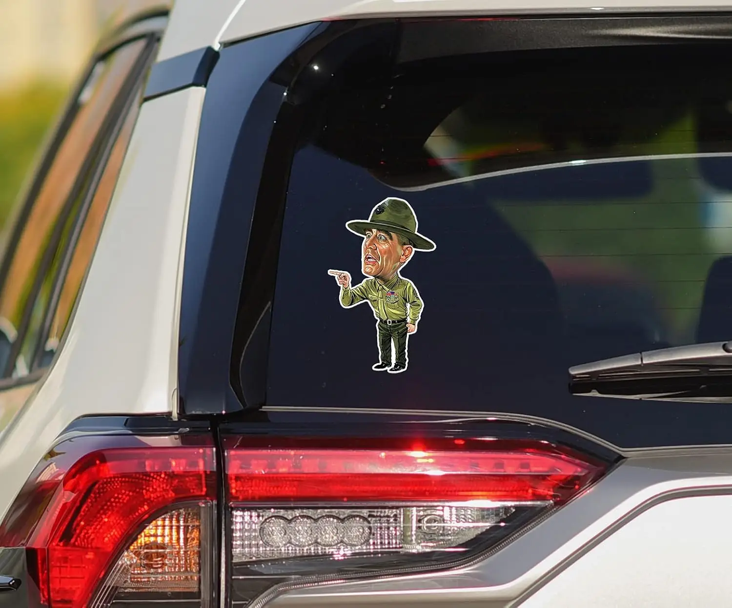 قطعة واحدة من الملصقات العسكرية المضحكة - ملصقات USMC لاصقة قوية مقاومة للماء - ملصق No Fade R Lee Ermey المستخدم #5