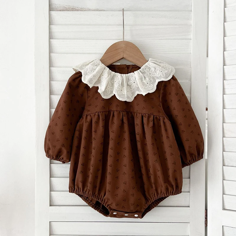 alia brown dress Toffee Daisy Baby Girl Boho Dress main image 1
