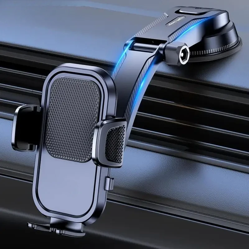 

Foldable Car Phone Mount with 360° Suction Cup - Fall Gift for Navigation, Universal for Smartphones
