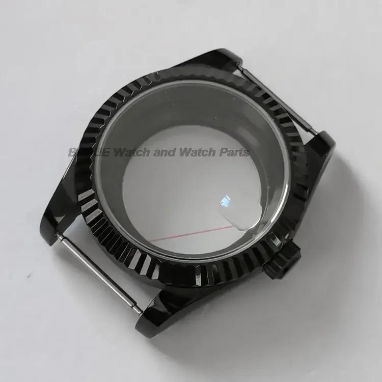 

36/39MM Black PVD Stainless Steel Watch Case for Datejust NH35/NH36 Movement Spphire Glass Transparent Cover Watches Accessories
