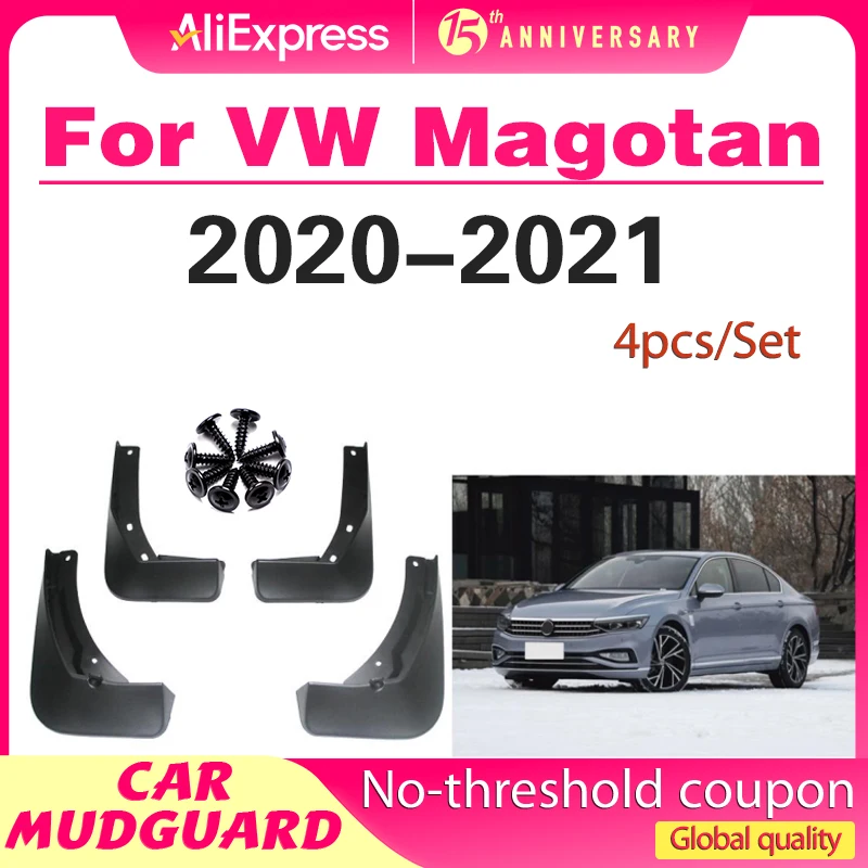 

Mudflaps Mudguards Fit for VW Volkswagen Magotan/Passat R Line 2020-2021 Tire Fenders Mud Flaps Wheel Guards Accessories 4x Tyre