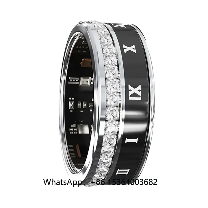 

NEW Design Wearable Devices V2 Smart Ring App Control IP68 Sleep Monitor Fitness Tracker