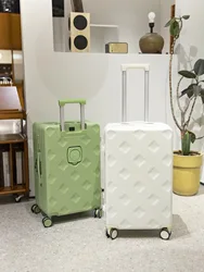 New irregular luggage, lightweight rolling luggage, 20/24/28 inch suitcase, password luggage with wheels, travel bag