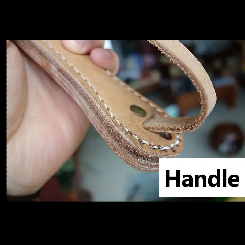 EDC Outdoor Self defense PU Leather Racket Defense strumenti multifunzione portatili