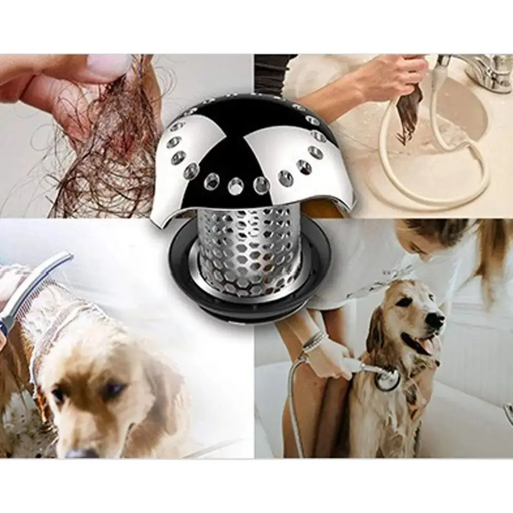 Stainless Steel Stainless Steel Drain Filter Sturdy Construction Effective Design Hair Catcher Blocks Smells Anti Odor